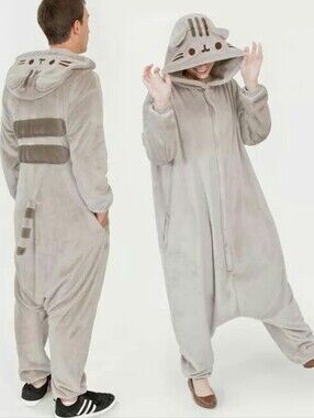 EUC Pusheen Fleece Onesie / Kigurumi